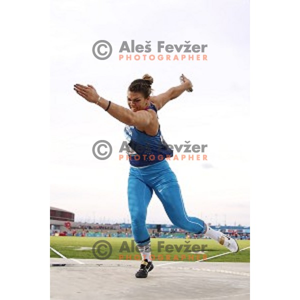 Sandra Perkovic (CRO), Olympic and World Champion competes in discus throw at Tarragona 2018 Mediteranean Games, Spain on June 28, 2018