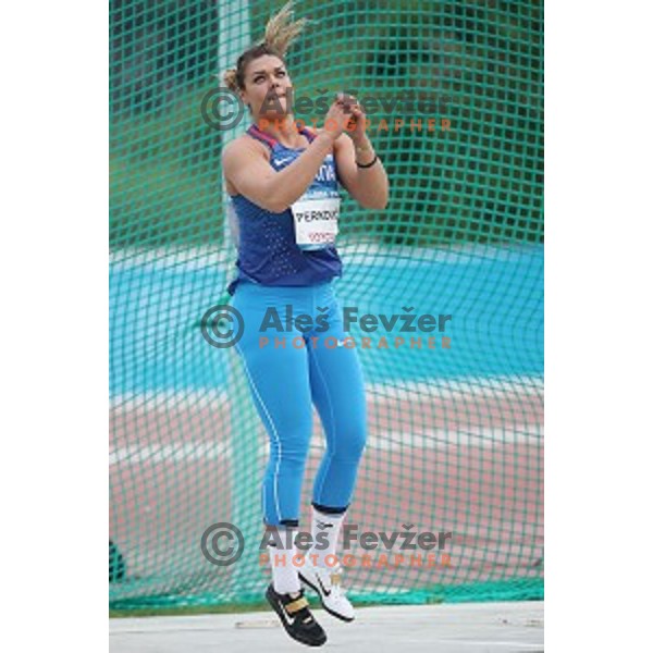Sandra Perkovic (CRO), Olympic and World Champion competes in discus throw at Tarragona 2018 Mediteranean Games, Spain on June 28, 2018