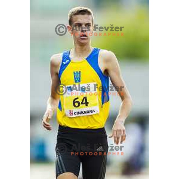 Jan Kokalj competes at 1500m at national athletics championship in Celje, July 14, 2018