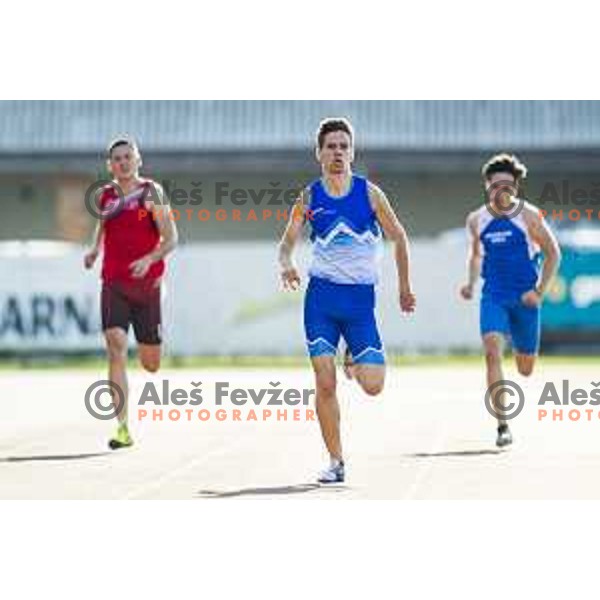 competes at national athletics championship in Celje, July 14, 2018