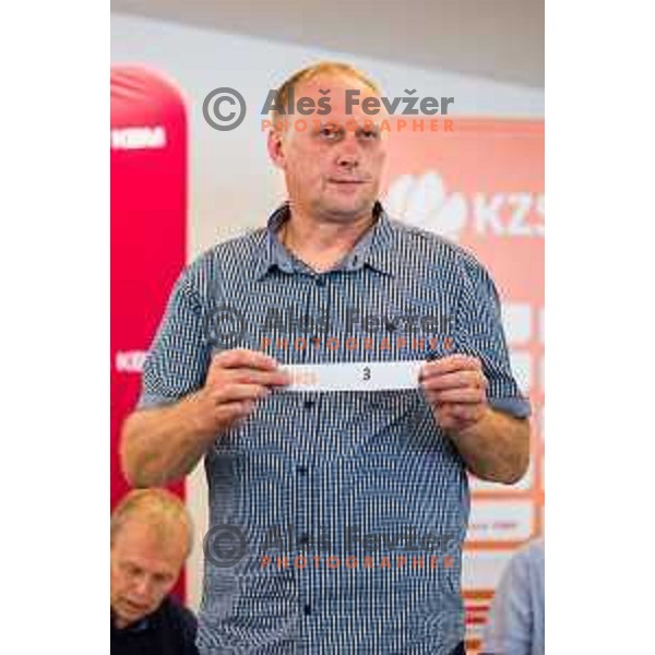 during Nova KBM league 2018/10 draw in Maribor, Slovenia on July 31, 2018