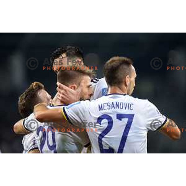 Luka Zahovic of Maribor in action during Prva liga Telekom Slovenije 2018- 2019 football match between Olimpija and Maribor in SRC Stozice, Ljubljana on August 19, 2018