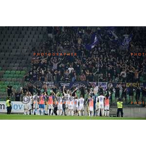 Viole in action during Prva liga Telekom Slovenije 2018- 2019 football match between Olimpija and Maribor in SRC Stozice, Ljubljana on August 19, 2018