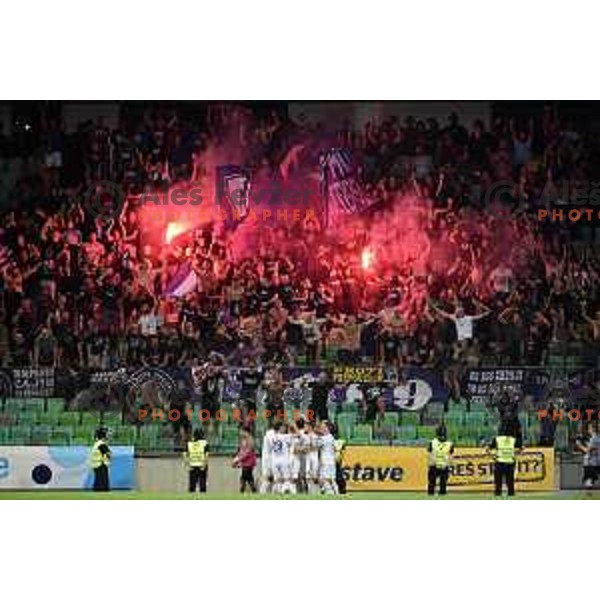 Viole in action during Prva liga Telekom Slovenije 2018- 2019 football match between Olimpija and Maribor in SRC Stozice, Ljubljana on August 19, 2018