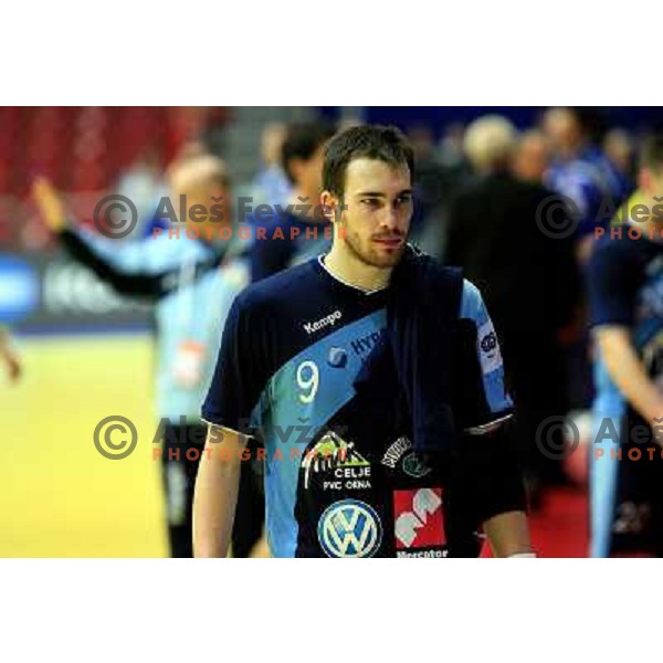 Norway, Stavanger, 20/01/2008. Jure NATEK (9) after loosing the third European Handball Championship preliminary match against Croatia.