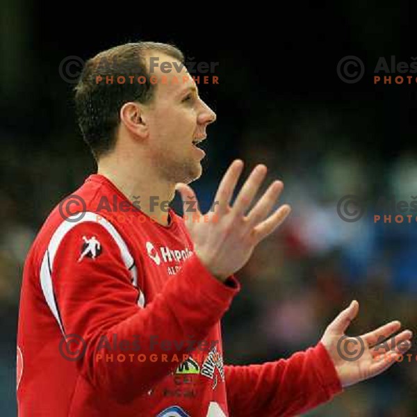 Norway, Stavanger, 20/01/2008. Gorazd SKOF (12) during the third European Handball Championship preliminary match against Croatia.