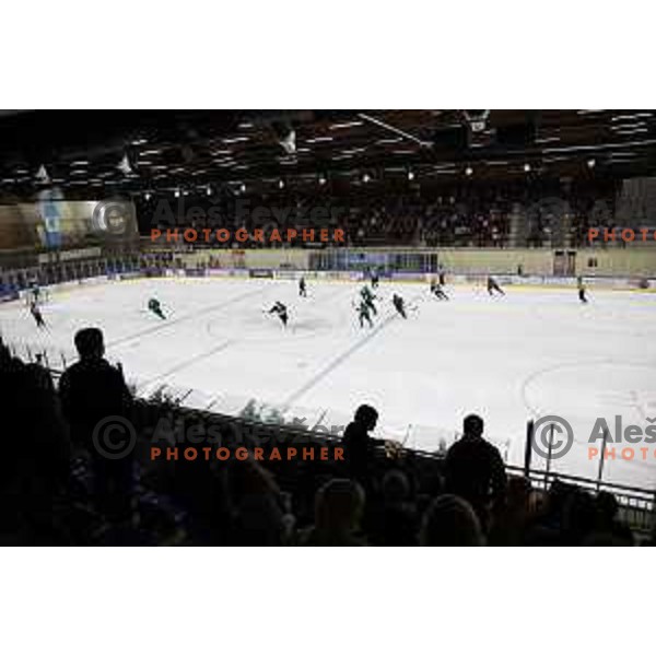 action during Summer League ice-hockey match between Acroni Jesenice and SZ Olimpija in Bled Ice Hall, Slovenia on August 25, 2018
