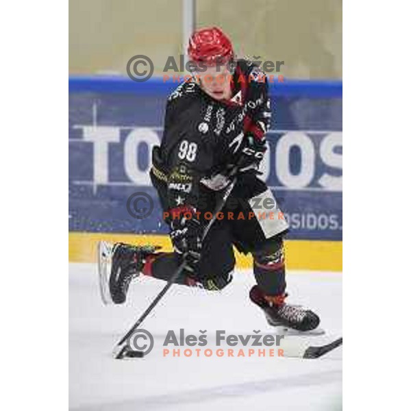 action during Summer League ice-hockey match between Acroni Jesenice and SZ Olimpija in Bled Ice Hall, Slovenia on August 25, 2018