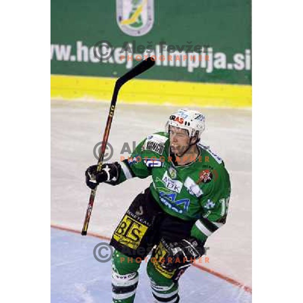Egon Muric at ice-hockey game ZM Olimpija- Alba Volan in Ebel league,played in Ljubljana 20.1.2007. ZM Olimpija won the game 5:0.Photo by Ales Fevzer 