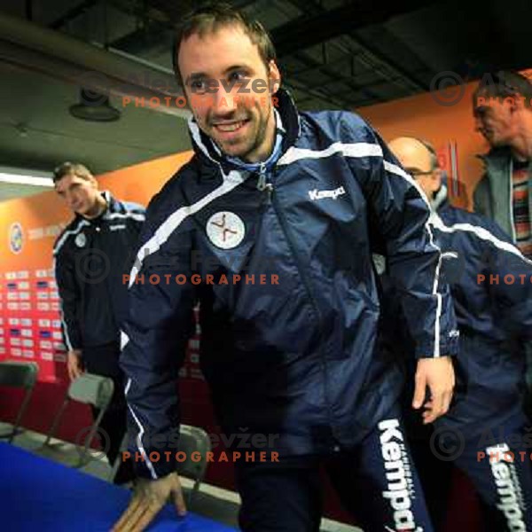 Norway, Stavanger, 21/01/2008. Vid KAVTICNIK at the press conference after preliminary group matches on EC 2008.