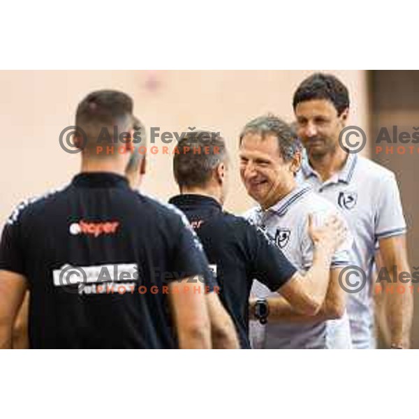 Marko Sibila, head coach of Maribor Branik during handball match between Maribor Branik and Koper 2013, played in Dvorana Tabor, Maribor, Slovenia on September 13, 2018