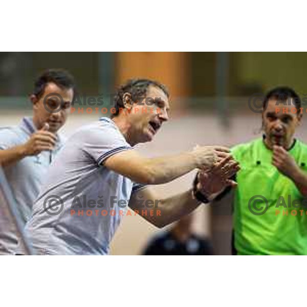 Marko Sibila, head coach of Maribor Branik during handball match between Maribor Branik and Koper 2013, played in Dvorana Tabor, Maribor, Slovenia on September 13, 2018