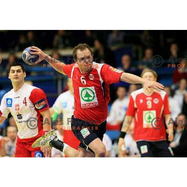 Norway, Stavanger, 22/01/2008. Kjetil STRAND (6) during the first European Handball Championship main round match. 