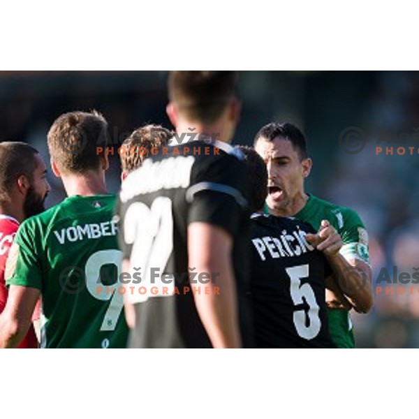 Branko Ilic in action during Prva liga Telekom Slovenije football match between Mura and Olimpija, Fazanerija, Murska Sobota, Slovenia on September 16, 2018