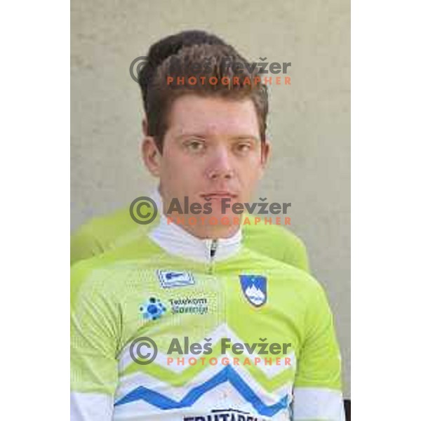 Izidor Penko of Slovenia Cycling team at press conference in Dvor Jezersek, Brnik before departure to World Cycling Championships 2018 in Innsbruck on September 17, 2018