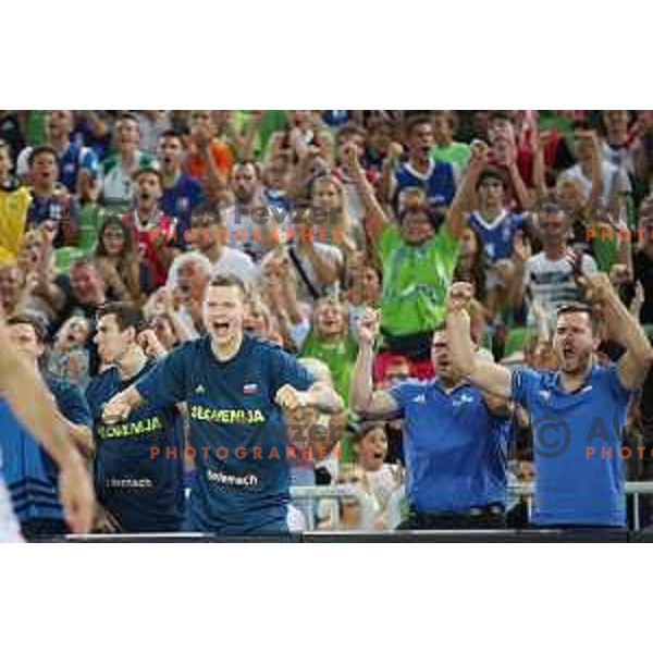 action during FIBA Basketball World Cup 2019 European Qualifiers match between Slovenia and Turkey in Ljubljana, Slovenia on September 17, 2018