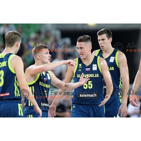 action during FIBA Basketball World Cup 2019 European Qualifiers match between Slovenia and Turkey in Ljubljana, Slovenia on September 17, 2018