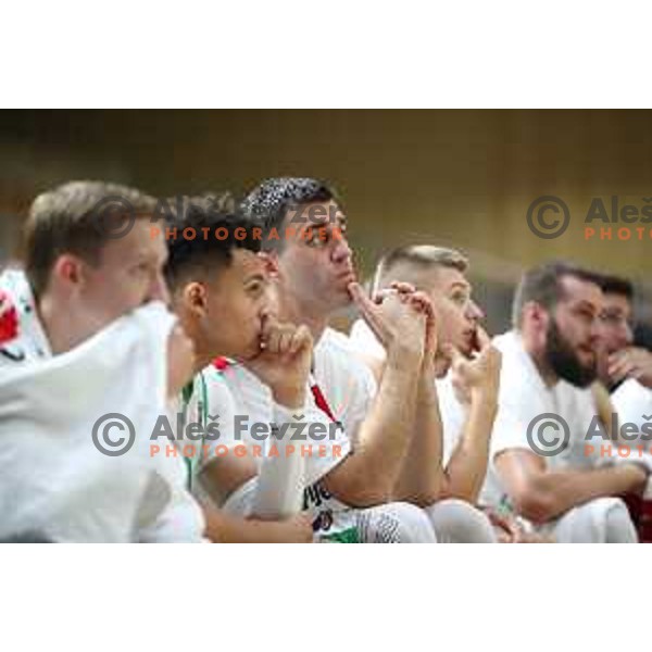 of Petrol Olimpija in action during Slovenian SuperCup basketball match between Petrol Olimpija and Sixt Primorska in Tivoli Hall, Ljubljana on September 24,2018