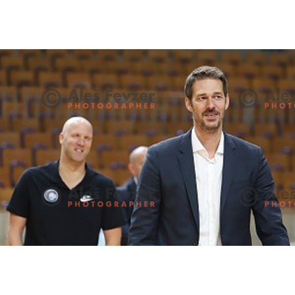 Jurica Golemac during Slovenian SuperCup basketball match between Petrol Olimpija and Sixt Primorska in Tivoli Hall, Ljubljana on September 24,2018