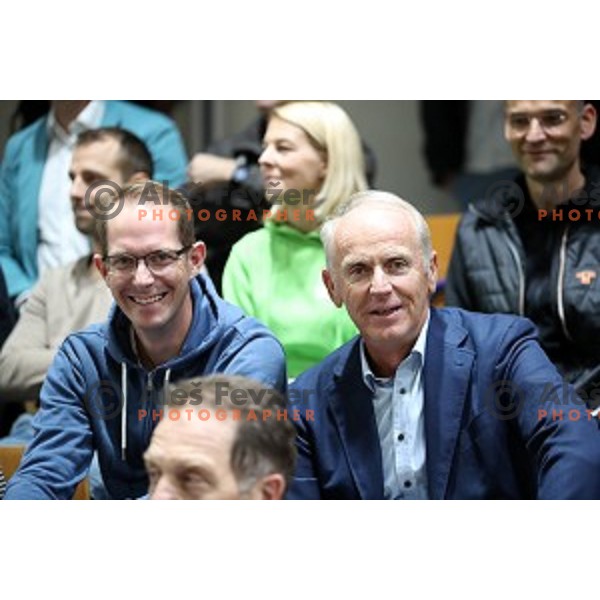 during Slovenian SuperCup basketball match between Petrol Olimpija and Sixt Primorska in Tivoli Hall, Ljubljana on September 24,2018