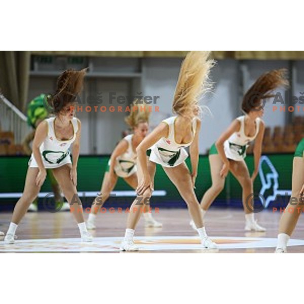 Green Ladies during Slovenian SuperCup basketball match between Petrol Olimpija and Sixt Primorska in Tivoli Hall, Ljubljana on September 24,2018