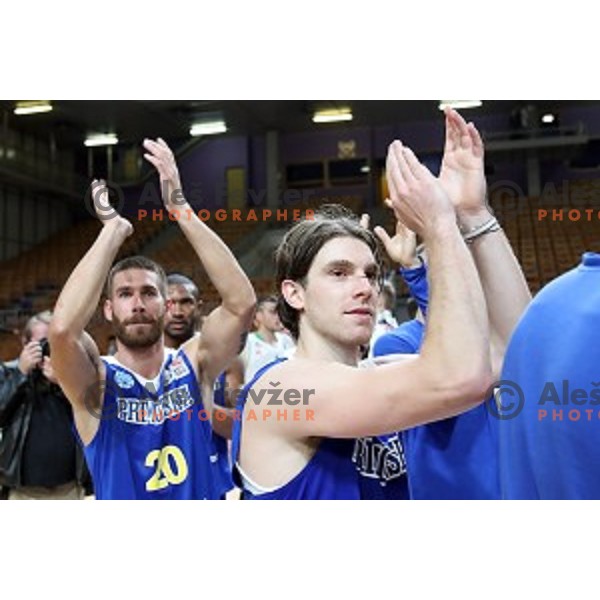 Luka Voncina during Slovenian SuperCup basketball match between Petrol Olimpija and Sixt Primorska in Tivoli Hall, Ljubljana on September 24,2018