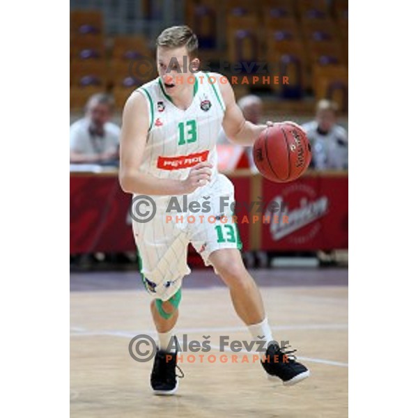 during Slovenian SuperCup basketball match between Petrol Olimpija and Sixt Primorska in Tivoli Hall, Ljubljana on September 24,2018