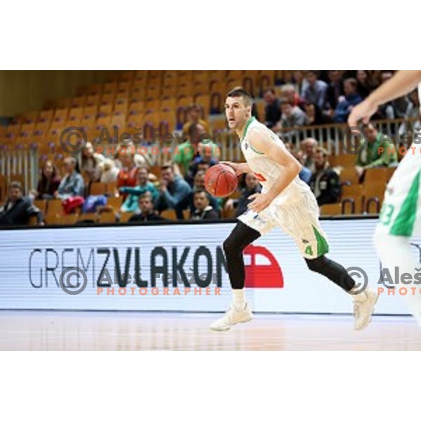 during Slovenian SuperCup basketball match between Petrol Olimpija and Sixt Primorska in Tivoli Hall, Ljubljana on September 24,2018