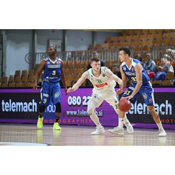 during Slovenian SuperCup basketball match between Petrol Olimpija and Sixt Primorska in Tivoli Hall, Ljubljana on September 24,2018