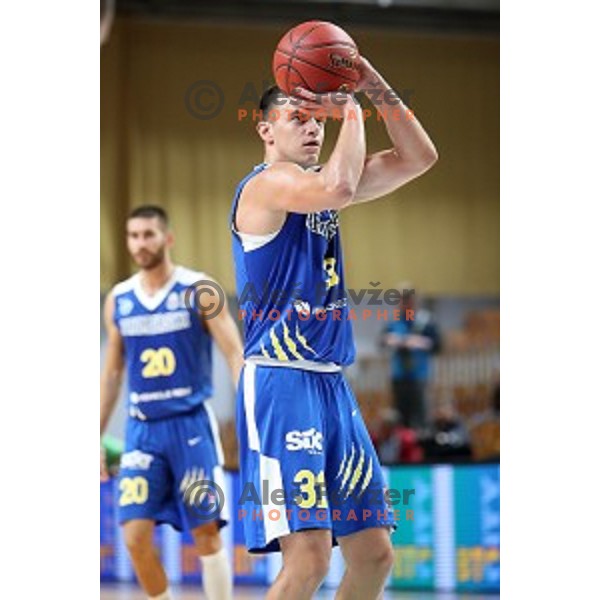 during Slovenian SuperCup basketball match between Petrol Olimpija and Sixt Primorska in Tivoli Hall, Ljubljana on September 24,2018