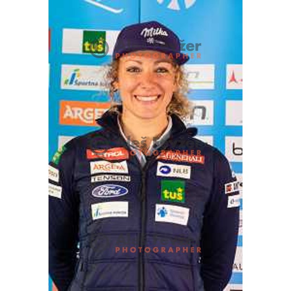 Ilka Stuhec during Slovenian Winter National Team presentation in Maribor on October 4, 2018