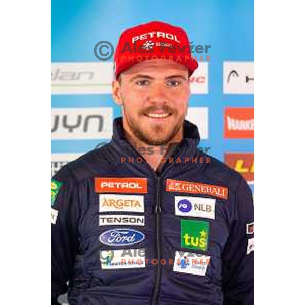 Miha Hrobat during Slovenian Winter National Team presentation in Maribor on October 4, 2018