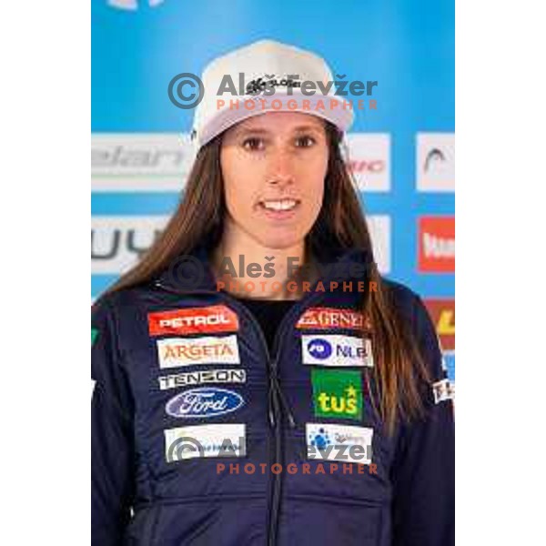 Klara Livk during Slovenian Winter National Team presentation in Maribor on October 4, 2018