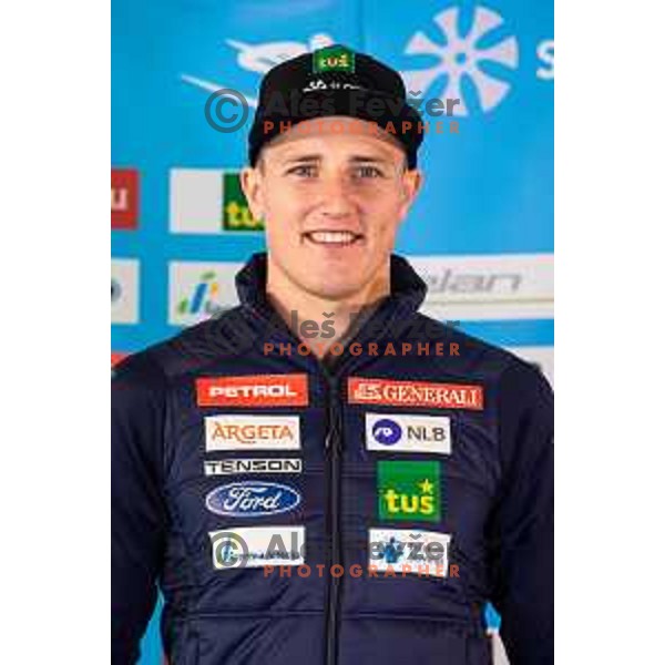 Stefan Hadalin during Slovenian Winter National Team presentation in Maribor on October 4, 2018