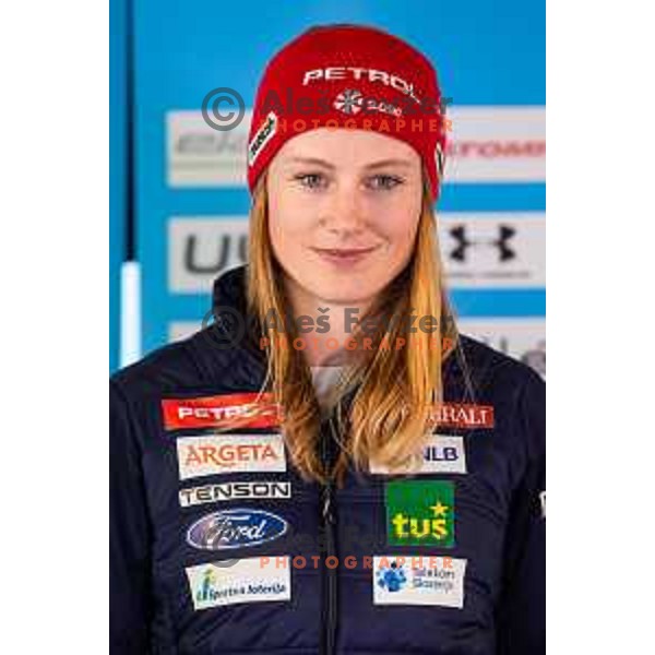 Ana Drev during Slovenian Winter National Team presentation in Maribor on October 4, 2018