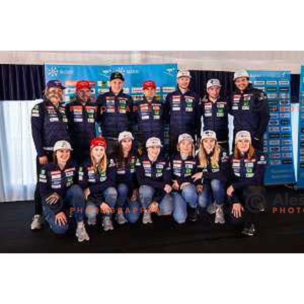 during Slovenian Winter National Team presentation in Maribor on October 4, 2018