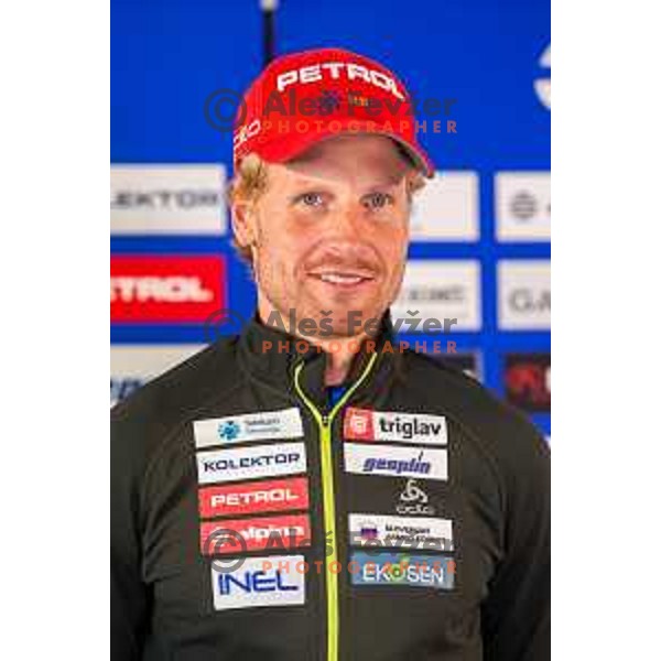 Klemen Bauer during Slovenian Winter National Team presentation in Maribor on October 4, 2018