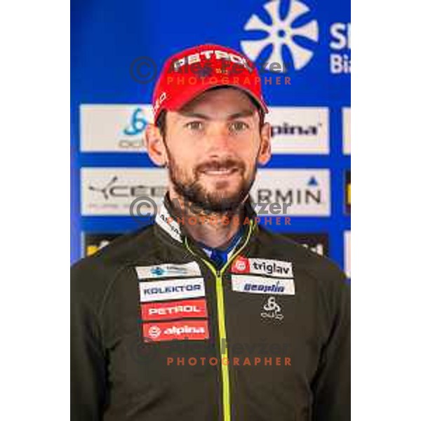 Jakov Fak during Slovenian Winter National Team presentation in Maribor on October 4, 2018