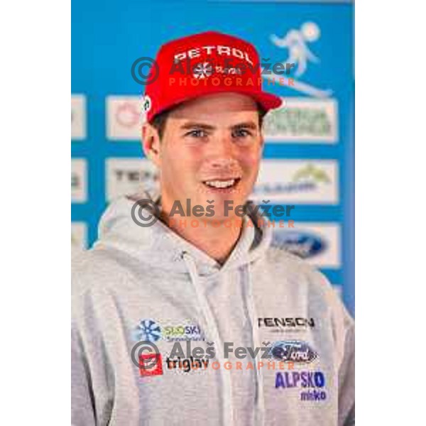 Zan Kosir during Slovenian Winter National Team presentation in Maribor on October 4, 2018