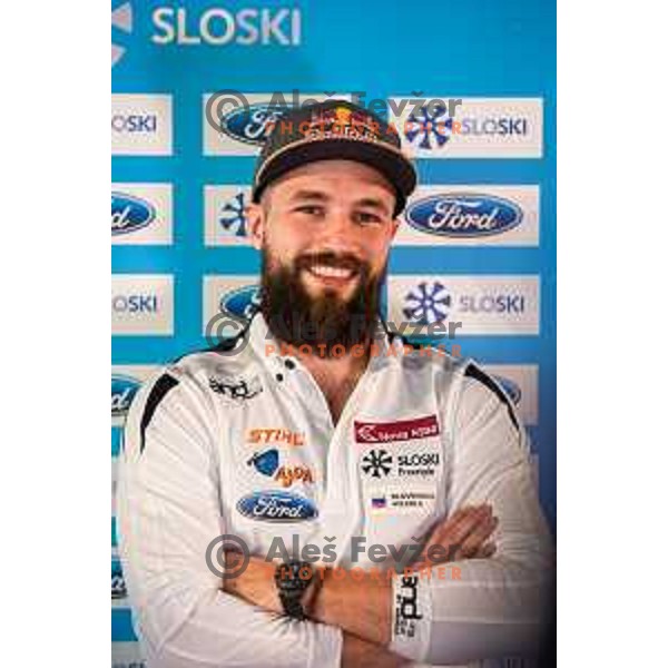 Filip Flisar during Slovenian Winter National Team presentation in Maribor on October 4, 2018