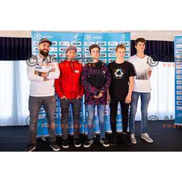 Filip Flisar during Slovenian Winter National Team presentation in Maribor on October 4, 2018
