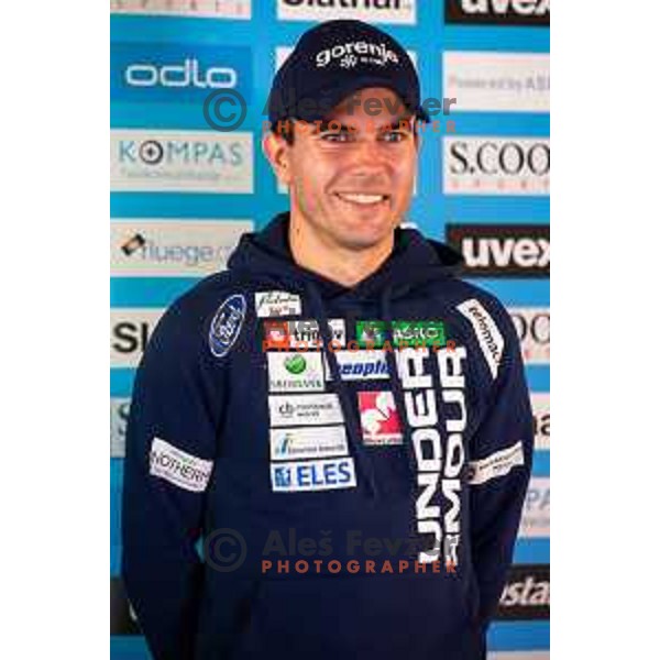 Jernej Damjan during Slovenian Winter National Team presentation in Maribor on October 4, 2018