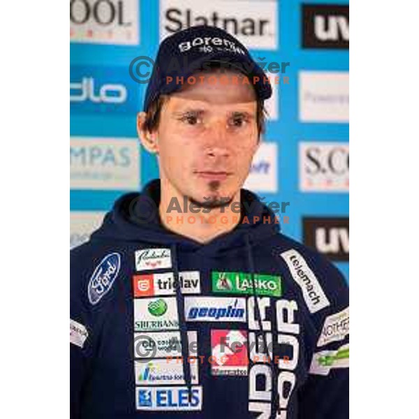 Robert Kranjec during Slovenian Winter National Team presentation in Maribor on October 4, 2018