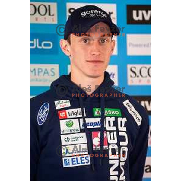 Peter Prevc during Slovenian Winter National Team presentation in Maribor on October 4, 2018