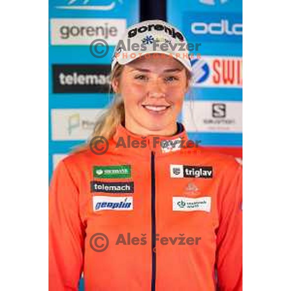 Anamarija Lampic during Slovenian Winter National Team presentation in Maribor on October 4, 2018