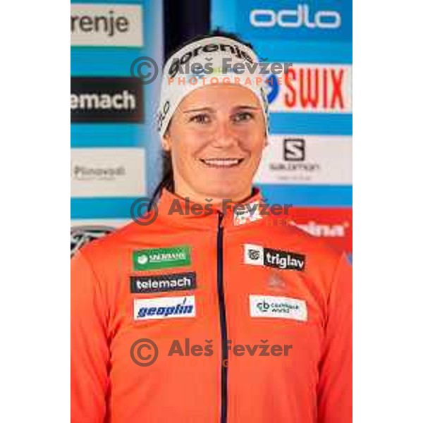 Katja Visnar during Slovenian Winter National Team presentation in Maribor on October 4, 2018