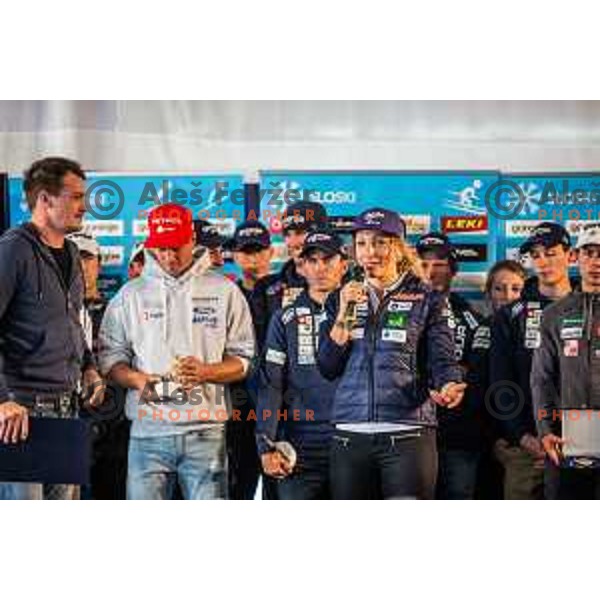 during Slovenian Winter National Team presentation in Maribor on October 4, 2018