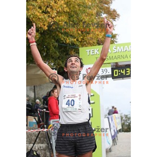 Bernard Dematteis (ITA)during the 39.Smarna gora race, WMRA World Cup Final, Ljubljana, Slovenia on October 6, 2018