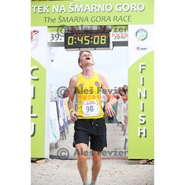 Miran Cvet (SLO) during the 39.Smarna gora race, WMRA World Cup Final, Ljubljana, Slovenia on October 6, 2018