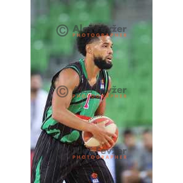 Scott Reynolds of Petrol Olimpija in action during 2018-2019 ABA league basketball match between Petrol Olimpija and Zadar in SRC Stozice on October 14, 2018